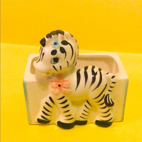 Cute Nursery Planter with Baby Zebra - Picture 1 of 4